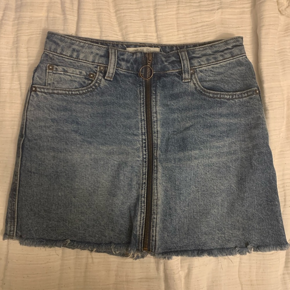 Free People Denim Skirt